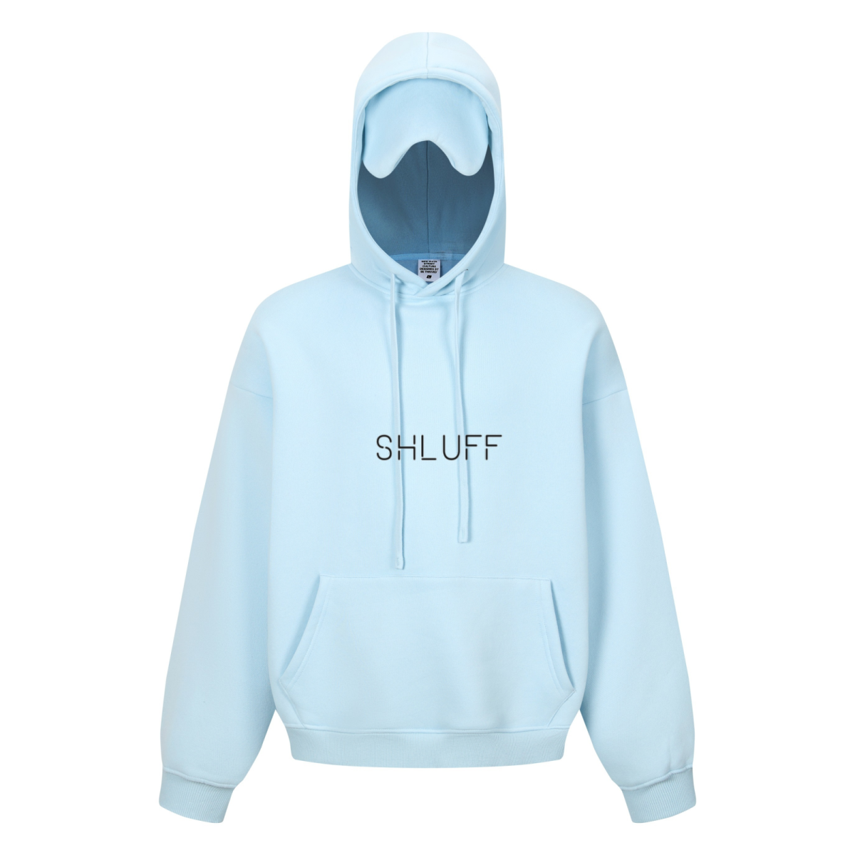 345GSM Men’s Eye-Patch Hoodie Baby Blue