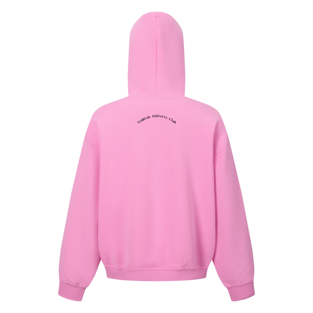 345GSM Men’s Eye-Patch Hoodie Peach Pink