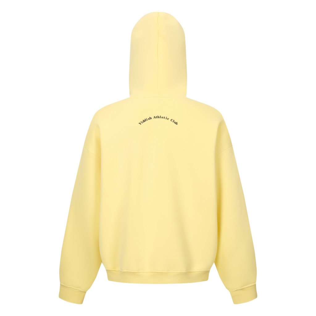345GSM Men’s Eye-Patch Hoodie Pale Yellow