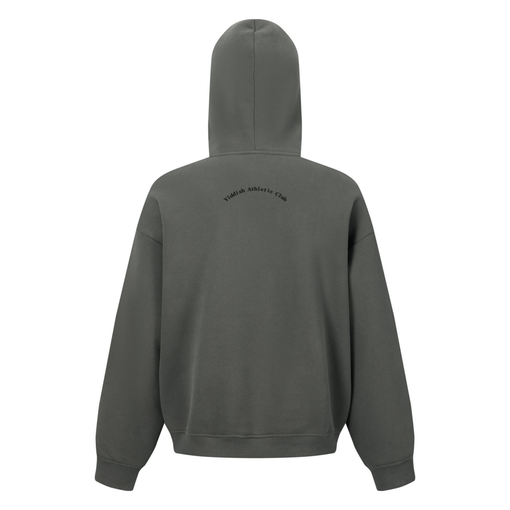 345GSM Men’s Eye-Patch Hoodie Oyster Gray