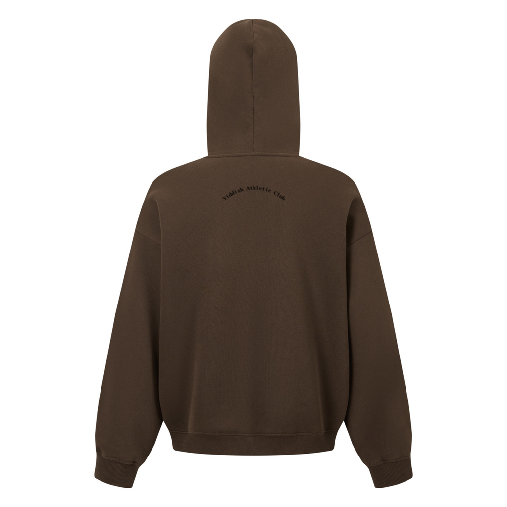 345GSM Men’s Eye-Patch Hoodie Brown Tan